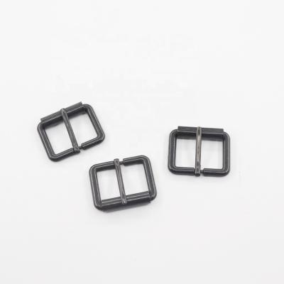 China Black Square Metal Pin Buckle Pin Buckle Zinc Alloy Metal Belt, Pin Buckle For Women Sandals for sale