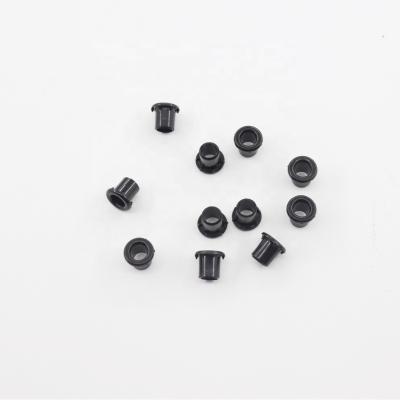 China Eco - Friendly Black Custom Round Plastic Rivets , Shoe Eyelets For Shoes for sale