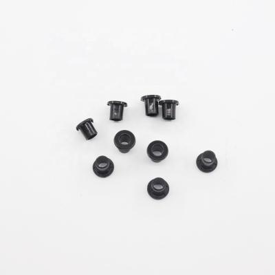 China Eco - Friendly Black Round Through Hole Plastic Rivets , Shoe Eyelets For Shoes for sale