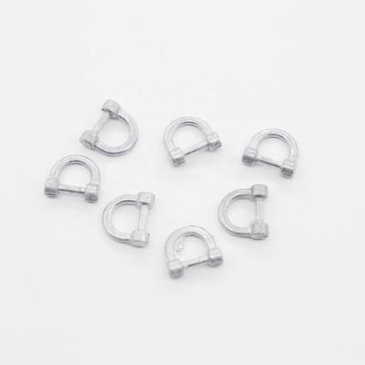 China Multiple Uses Metal Rough D-Ring Buckle Oval Ring Buckle Backpack Parts Other Bag Part for sale