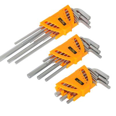 China JUST Grade Chrome Vanadium Steel 2022 New CR-V, Short, Long, Extra Long, 9pcs Hex Key Set, Different Star Key Sets for sale