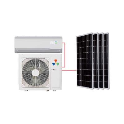 China 12000/18000/24000Btu Hotels Solar Air Conditioner ACDC Air Conditioner Hybrid For Home And Office for sale