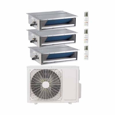 China Multi Split AC Inverter Ceiling Cassette Air Conditioning Hotels Vent Aire Aconditionado for sale