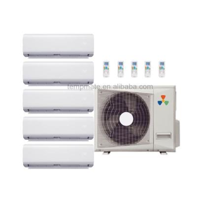 China Hotels 220V DC Inverter Multi Zones Central Air Conditioner For Home 2 To 5 Zone HVAC for sale