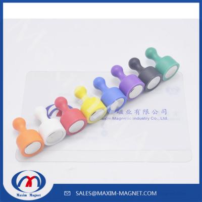 China ABS Plastic magnetic push pin for office usage en venta