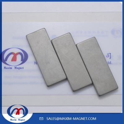 China Neodymium plate magnets phosphate coating thin neodymium block magnet for sale