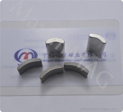 China Arc magnets of neodymium motor magnets for electric motors for sale