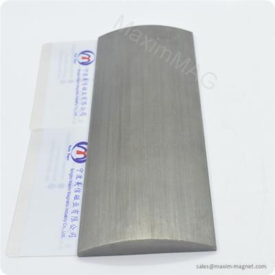 China Uncoated big bread shape neodymium magnets for wind turbine for sale