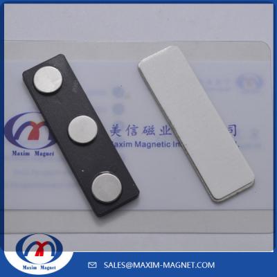 China Magnetic Badge Holders with 3 disc magnets for sale