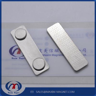 China Steel type Magnetic name badge for sale