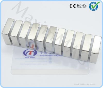 China Neodymium long block magnets for sale