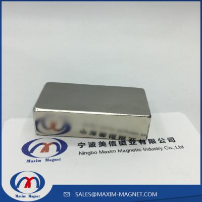 China Block shape neodymium magnet for sale