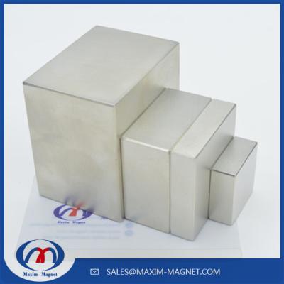 China Block shape neodymium magnet for sale