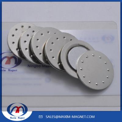 China Round Magnetic Badge Holders for sale