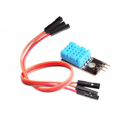 China Temperature Test DHT11 Temperature Humidity Sensor Module Digital Temperature Humidity Sensor 3.3V-5V With Dupont Wires for sale