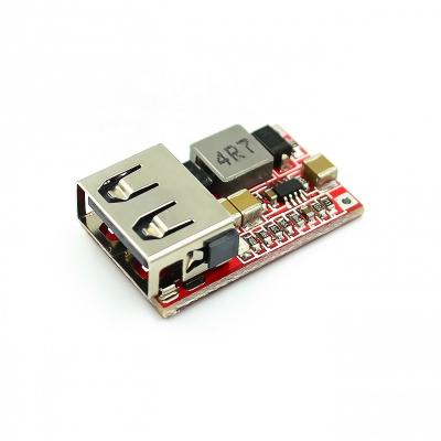 China DC-DC Male Module 6-24V to 5V3A Car USB Mobile Phone Charger 97.5% Efficiency DC-DC Male Module for sale