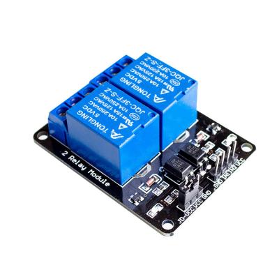 China Epoxy Bi-Directional Relay Module with 5VDC Protection, 12VDC Relay Expansion Optical Coupler Board for sale