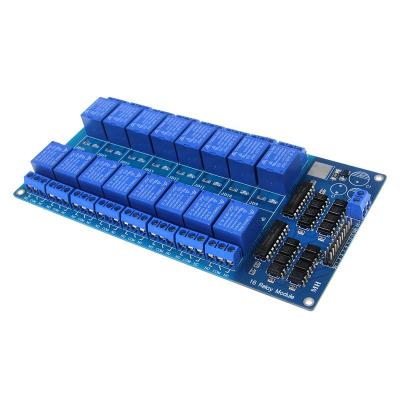 China Standard 16 5V 12V Channel Relay Module Control Board With Optical Coupler Protection With LM2596 Power Supply for sale