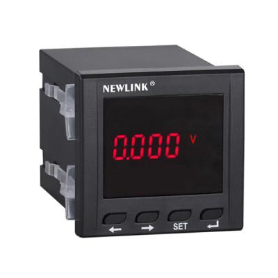 China Single Phase LCD LED Digital Voltmeter Instrument Measuring Voltage Voltmeter Meter LCD Digital Multimeter Wire Voltmeter CHTK900U-5KI for sale