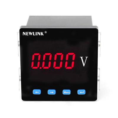 China CE IEC LED Voltmeter Single Phase Digital Industrial Voltmeter For Voltage Measurement OEM ODM Customized NLK90012KI for sale