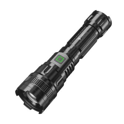 China Telescopic Zoom 1000 Lumens Aluminum Alloy Zoomable LED Flashlight Water Resistant Powerful Handheld Fishing Torch For Outdoor for sale