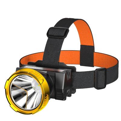 China Battery Indicator ABS Pocket Portable Head Powerful LED Light Waterproof Headlamp USB Rechargeable Bright Headlight For Outdoor Camping for sale