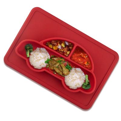 China Hot Dish Viable Cheap Prices Waterproof Non Slip Dinner Silicone Dishes for sale