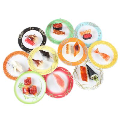 China Plastic Melamine Sushi Dishes And Dishes Beautiful Sustainable Japanese Food Design for sale