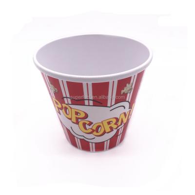 China Factory Stored Popcorn Bucket Tins Bowls Food Grade A5 Melamine Popcorn Boxes for sale