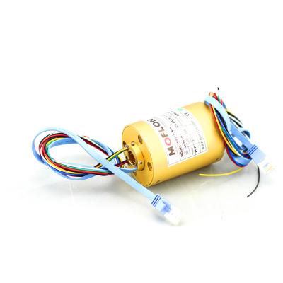 China Small Space ME2252 Part# Explanation 2 Channels 1000M Ethernet + 1~16 Power and Signal Channel 100M/1000M Ethernet Slip Rings for sale