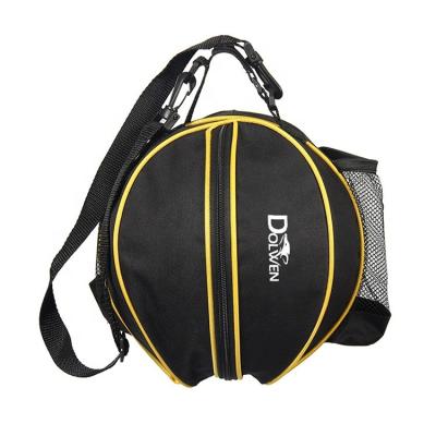 China Waterproof High Quality Adjustable Shoulder Strap Basketball Round Shape Ball Waterproof Bag for sale