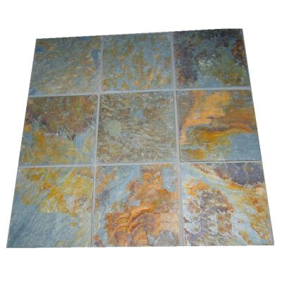 China Lower Price Rusty Natural Slate Wall Slate High Security Rusty Slate Wall Tile for sale