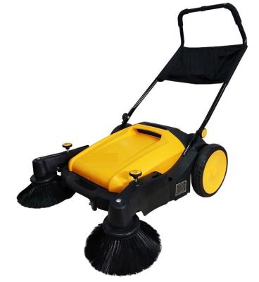 China Hot selling type 920 sweeping hotels sweeper hand push machine/manual road sweeper handheld floor sweeper for sale