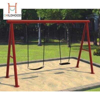 China Cheap Outdoor Reasonable Price Outdoor Furniture Structure Garden Plastic Adult Plastic Swing Set for sale