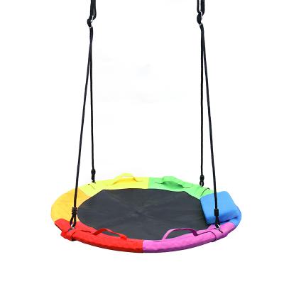 China Strong Swing Seat Outdoor Garden Childrens Nest Outdoor Round 24 Inch Tree Swing for sale