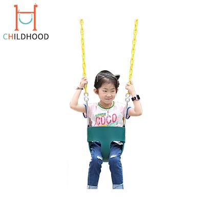 China Hot Selling Plastic Hanging Chair Baby Swing Seat Comfortable Children Garden Swing for sale