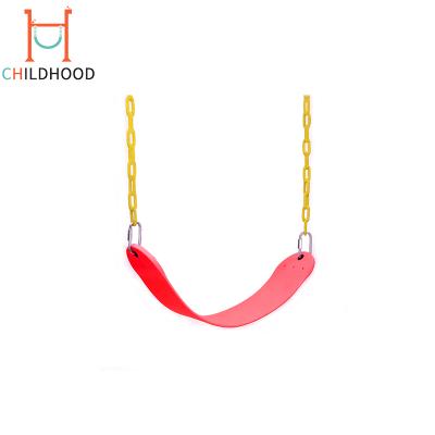 China Factory New Comfortable / Safe Outdoor Child Adults Colorful Plastic Swing Seat For Sale for sale