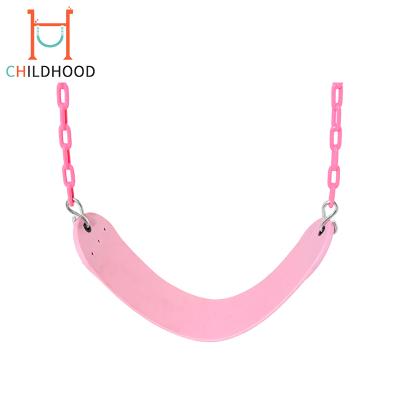 China Modern EVA Outdoor Adults Children Garden Swing Rubber Belt Swing Seat For Kids for sale