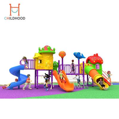 China LLDPE/Anti-UV/Anti-static/Anti-crack Outdoor School Kids Amusement Park Equipment Slides for sale