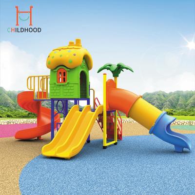 China LLDPE/Anti-UV/Anti-static/Anti-crack Kids Outdoor Playground Items Used School Outdoor Equipment Plastic Slide for sale