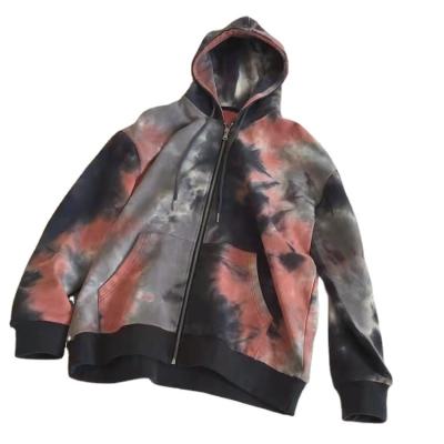 China Fashion Custom Design Promotional Short Women Cropped Jogger Set Tie Dye Sweatshirt for sale