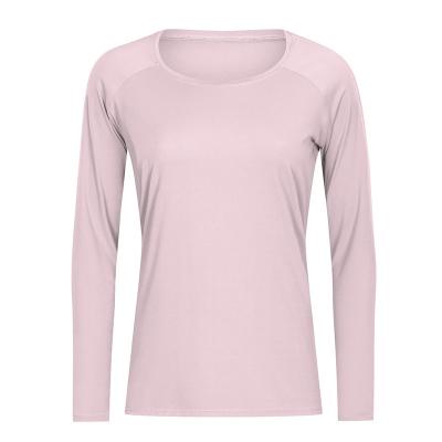 China Newest Breathable High Stretch Long Sleeve Sports Tops Cheap Gym Fitness Clothing Women Yoga Tops for sale