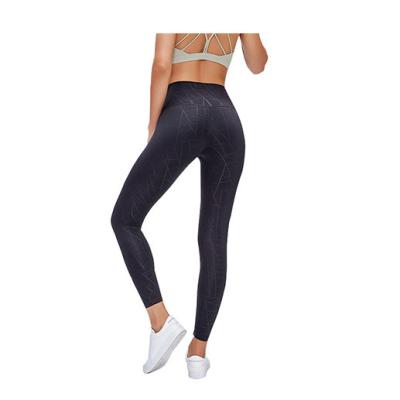 China Running Sustainable High Quality High Waist Tight Stretch Cropped Pants Sports Pants Yoga Pants for sale