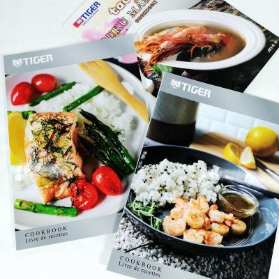 China paper & Cardboard Book Printing Services Food Cookbook Healthy Cooking High Quality Custom Softcover for sale