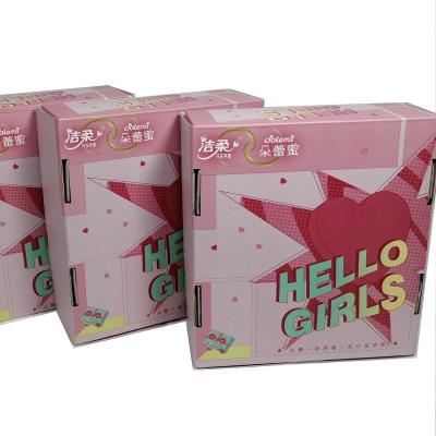 China Recyclable New Design Fashion Pink Tissue Box Three Dimensional Beautifully Packed Packaging Boxes for sale