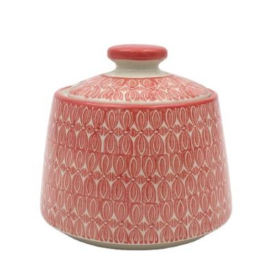 China Wholesale Ceramic Food Canister Candy Jar With Lid Storage for sale