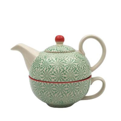 China Ceramic Teapot and Cup of Viable Afternoon Tea Set in One for sale