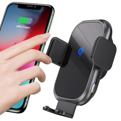 China Auto Sensor Wireless Smart Car Holder Mobile Phone kc KCC Car Charger Wireless Charger For Mobile Phone for sale