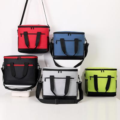 China Large Capacity Waterproof Insulated Tote Lunch Bags Cooler Beach Waterproof Bag With Logo for sale