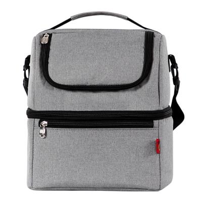 China Custom Waterproof Double Layer Insulation Waterproof Multifunctional Thermal Insulated Cooler Bag For Adult for sale